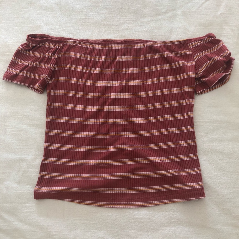 Off the shoulder tank
